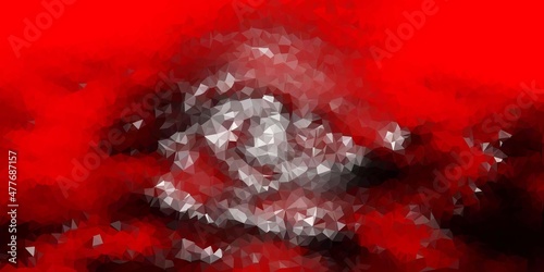 Wallpaper Mural Light red vector geometric polygonal design. Torontodigital.ca