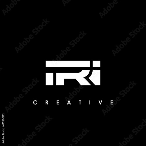 IRI Letter Initial Logo Design Template Vector Illustration