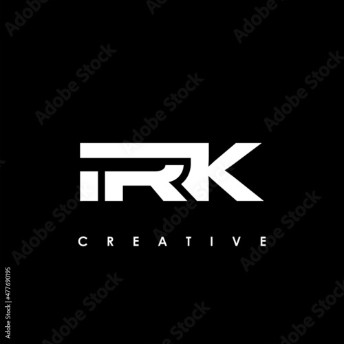 IRK Letter Initial Logo Design Template Vector Illustration