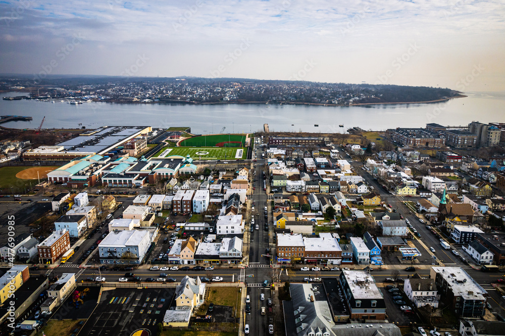 Aerial Drone of Perth Amboy New Jersey