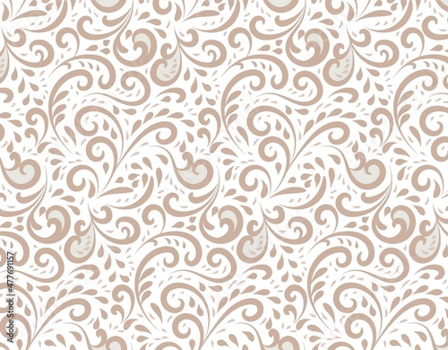 3d seamless floral pattern for backgrounds and wallpapers