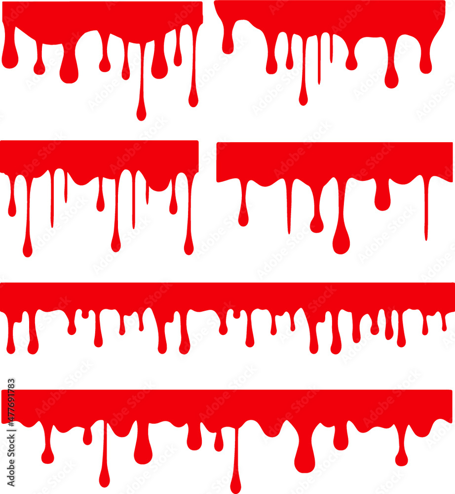 Blood Dripping Vector Pack