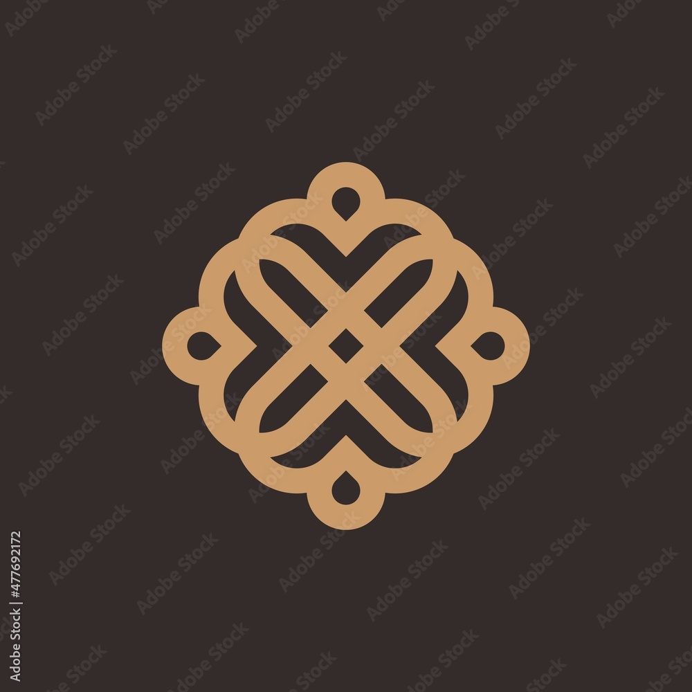 Element Abstract Ornament Logo Design Element Abstract Ornament Logo Design