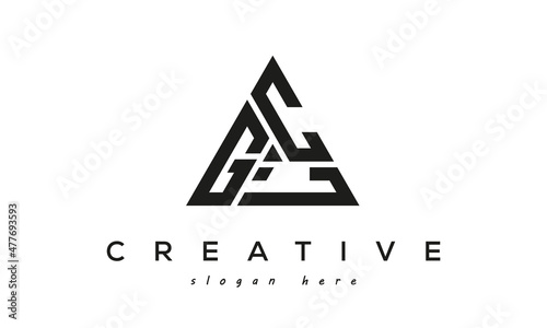 GCL creative tringle letters logo design photo