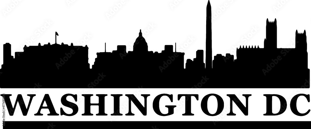 Washington DC Skyline Vector