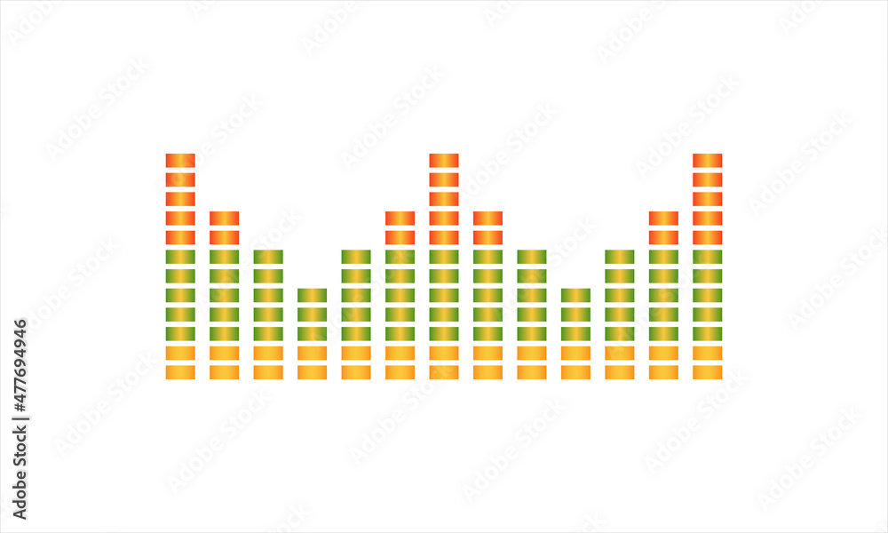 Sound wave logo design template, Logo template vector design 
