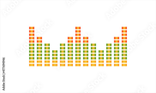 Sound wave logo design template  Logo template vector design  