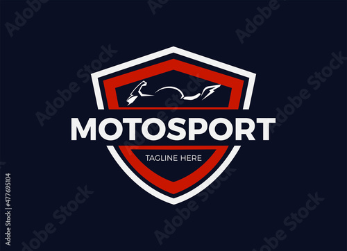Motorsport Logo Design Template. Vector Logo Designs.