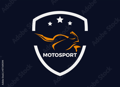 Motorsport Logo Design Template. Vector Logo Designs.