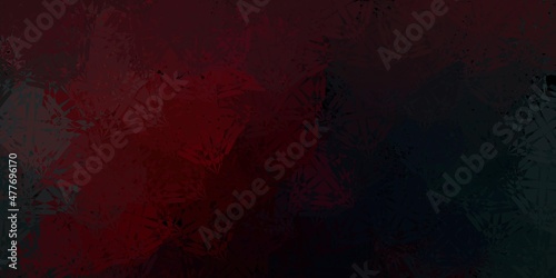Dark Blue, Red vector template with triangle shapes.