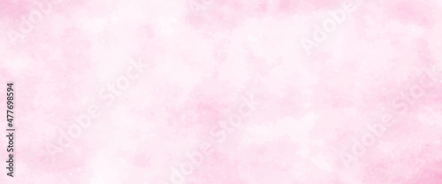 Watercolor background painted on white paper texture. Abstract coral shades aquarelle illustration. Watercolor canvas for creative grunge design,
