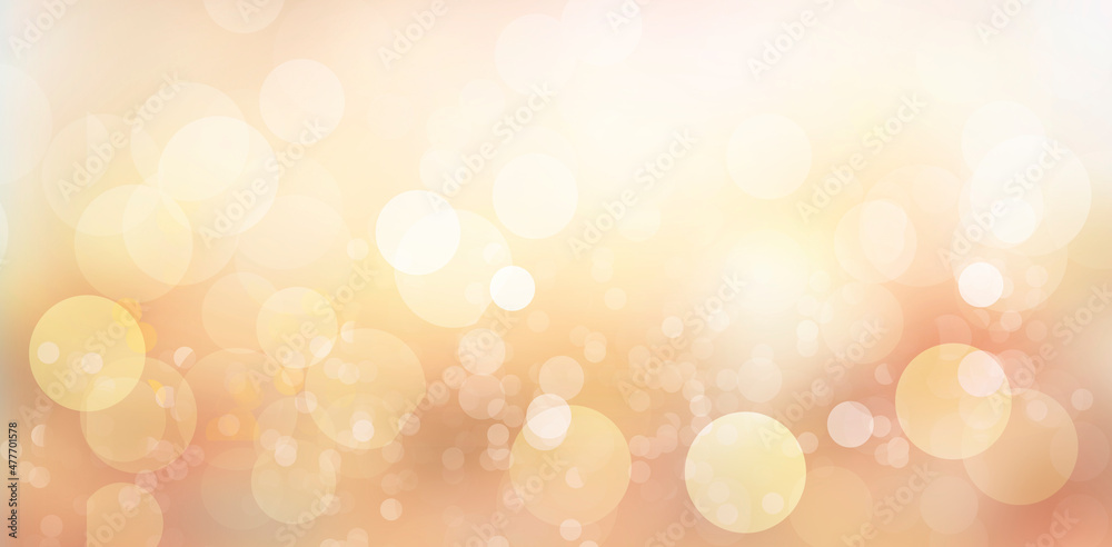 Abstract bokeh background white and Brown