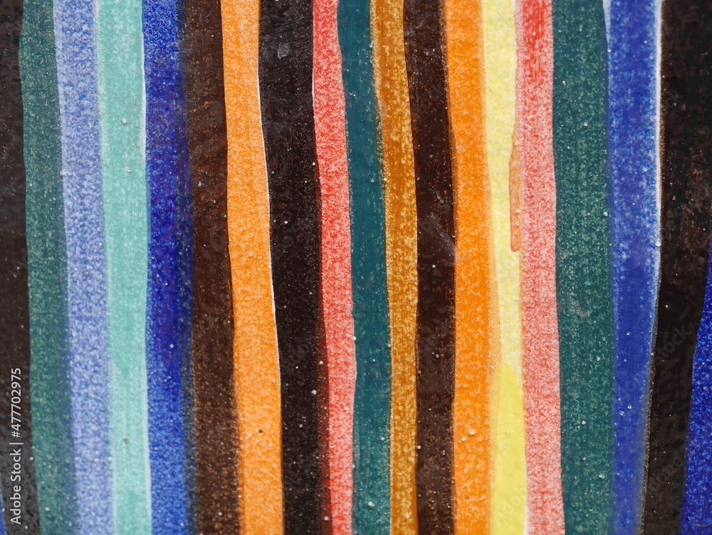 Close-up of the beautiful texture of ceramics, painted in different colors. Close-up of the beautiful texture of ceramics, painted in different colors.