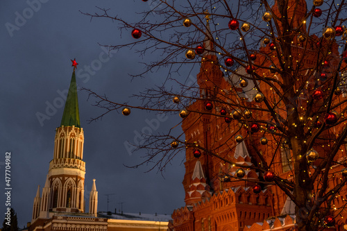 State Historical Museum and Kremlin in Moscow
