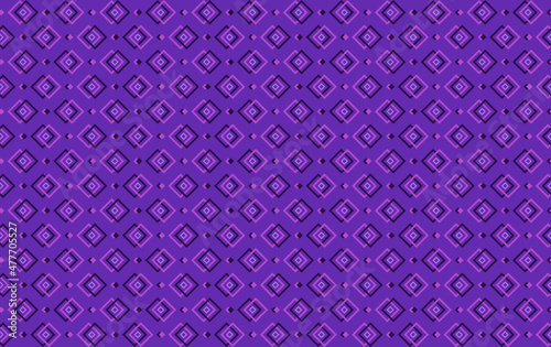 Geometric seamless pattern with overlapping square. Violet and dark purple elements. Vector illustration. For shirt textile cloth silk scarf bandana wallpaper mobile case cover bed sheet. 