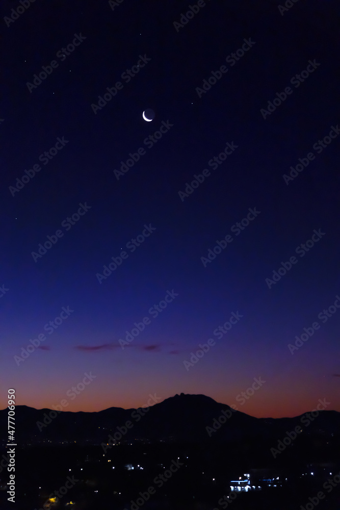 Naklejka premium Alba su Napoli