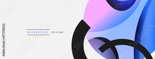 Original graphic wallpaper. Essential complex background. Movement concept composition vector illustration for wallpaper banner background or landing page