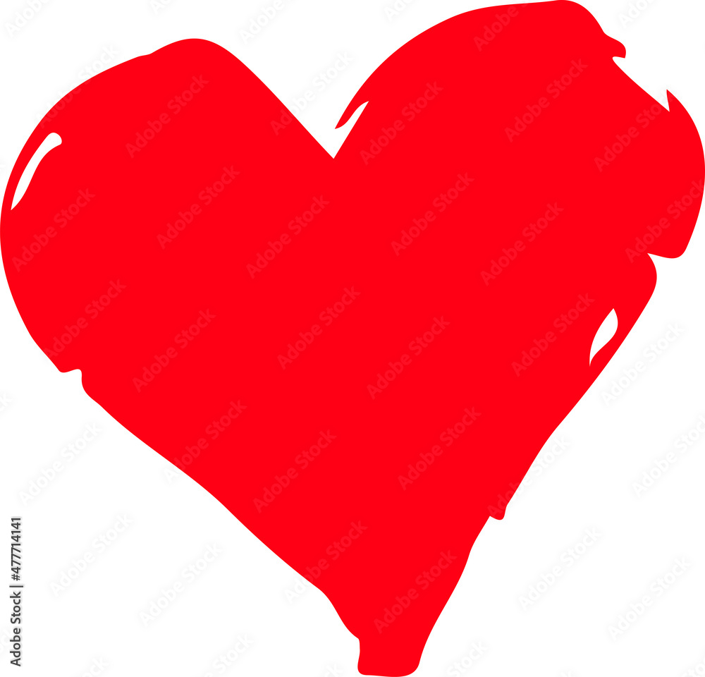 Hand draw Heart icon love sign design Hand draw Heart icon love sign design