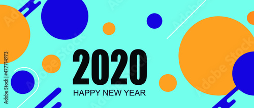 Happy new year 2022. Holiday greeting card design.