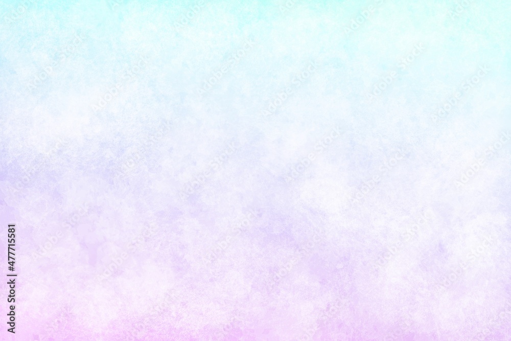 水彩風の背景イメージ/紫色と水色