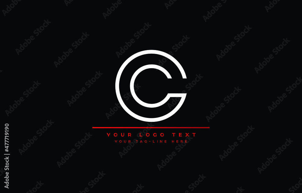 letter C Clean and Minimal Initial Based Logo Design letter C Clean and Minimal Initial Based Logo Design