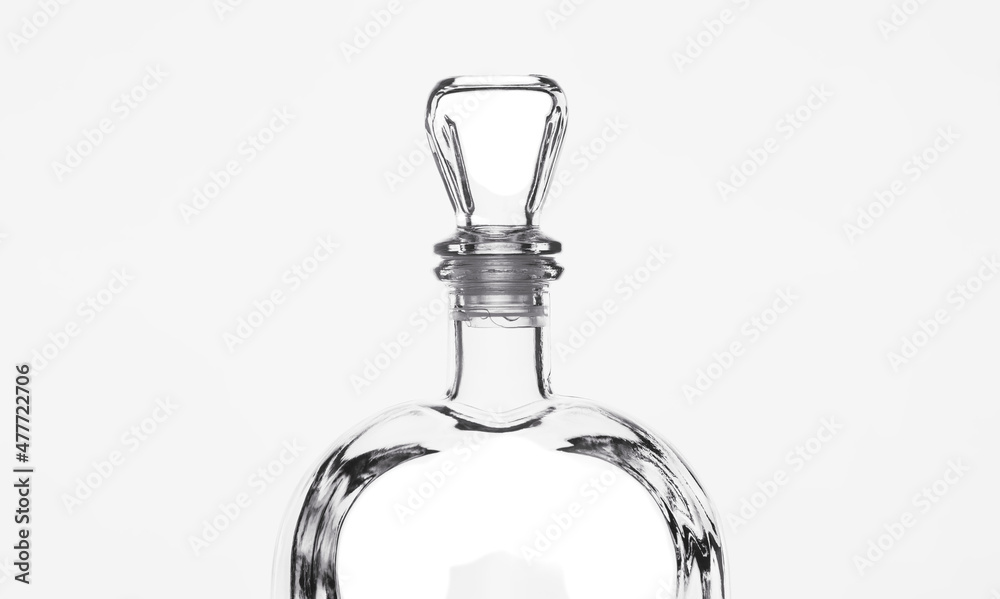 Silhouette of a glass bottle Silhouette of a glass bottle