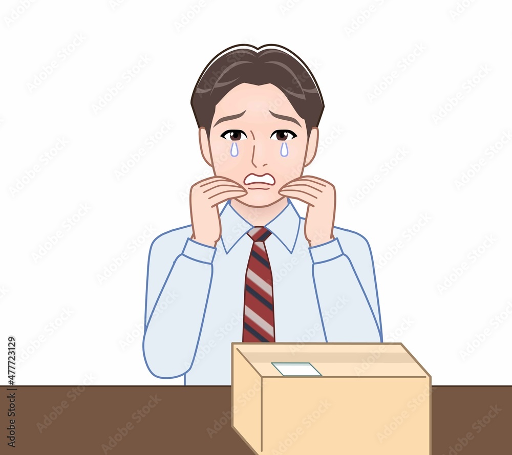 水色のYシャツを着た若い男性 水色のYシャツを着た若い男性