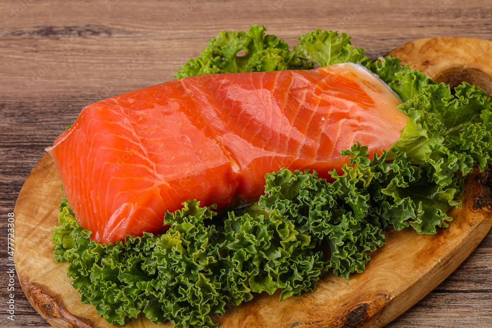 Salmon fillet slice for cooking Salmon fillet slice for cooking