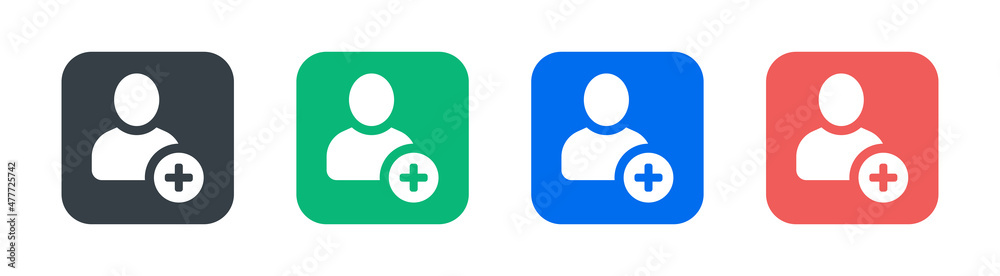 Add new account icon sign. Add friend icon vector illustration. Add new account icon sign. Add friend icon vector illustration.