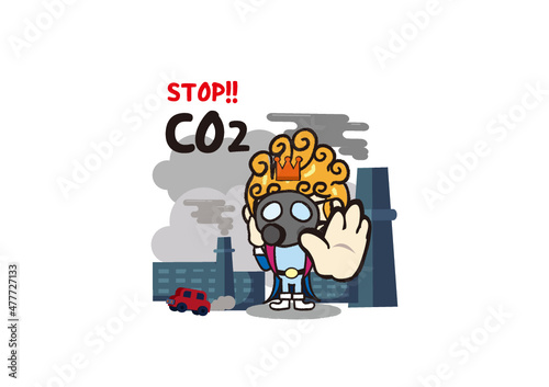 The little prince who protects the earth