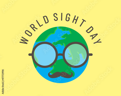 Vector Illustration World Sight Day.