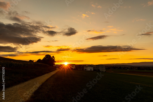 abendrot in kirchberg