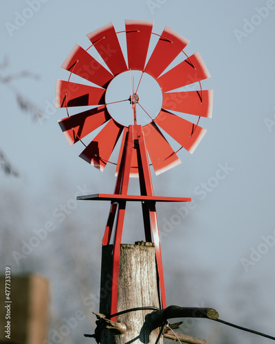 Obraz na płótnie Kleines Western Windrad w salonie