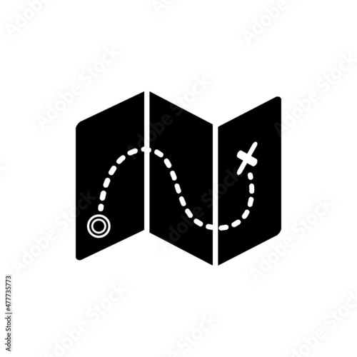 Illustration vector graphic of Paper Maps