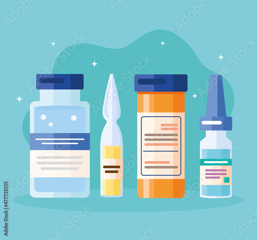 time vaccinate four icons