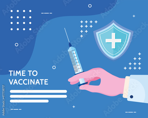 time to vaccinate poster