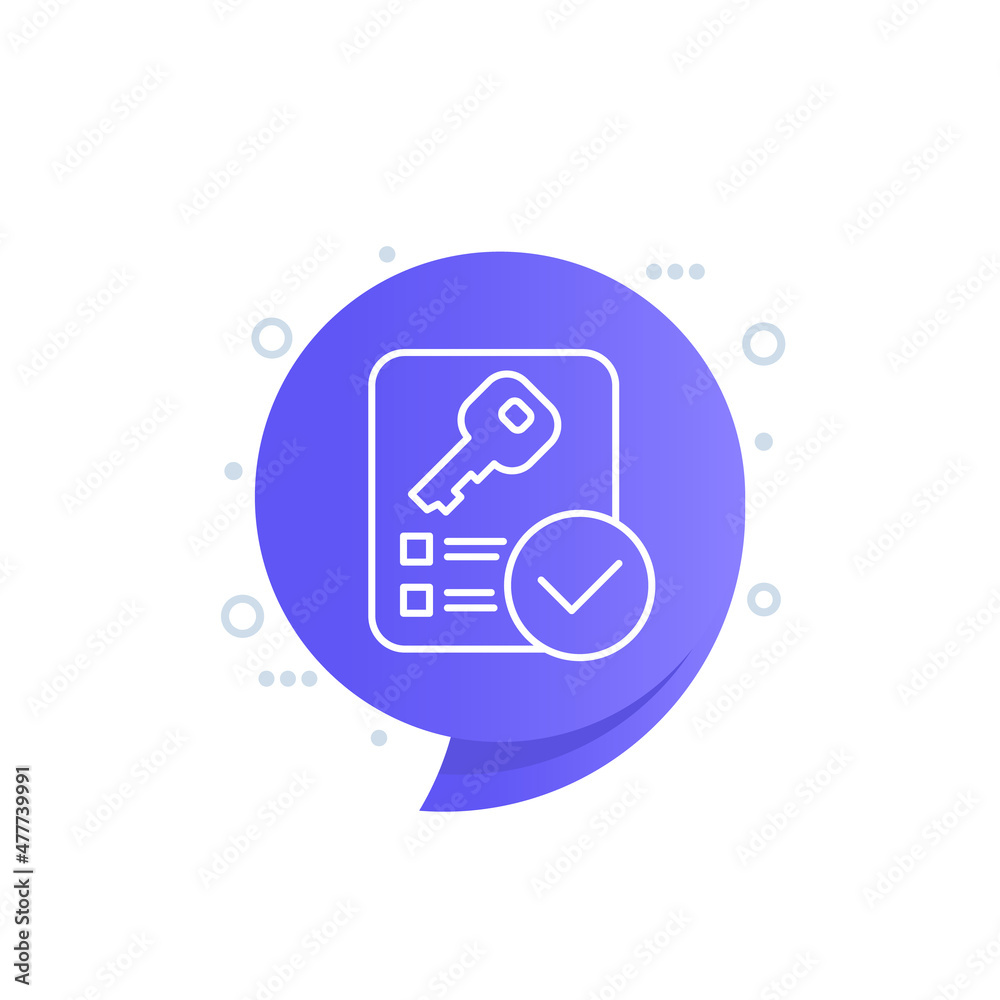 key takeaway icon in line style Stock Vector | Adobe Stock
