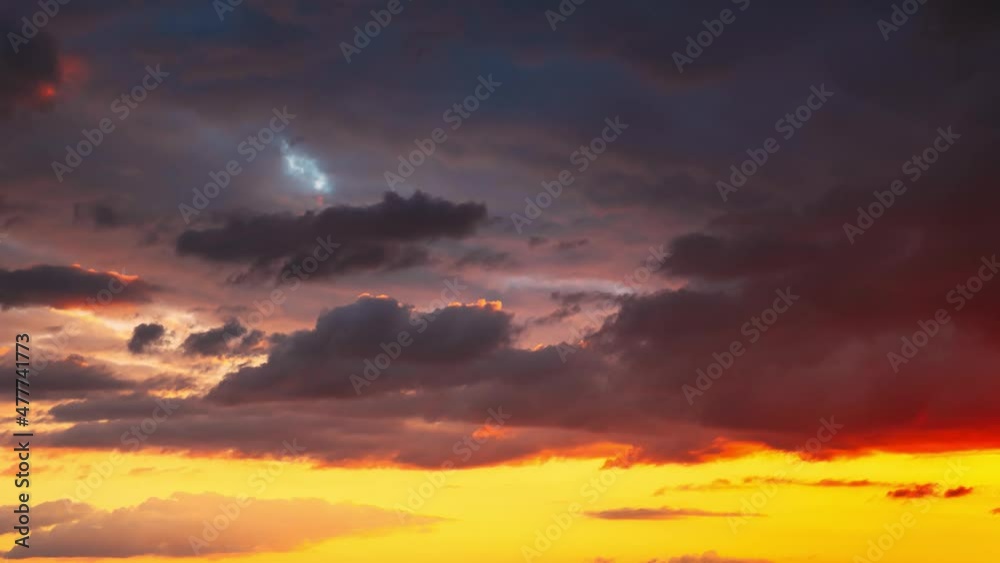 4K Sunset Copy Space Sunset Cloudy Sky With Evening Clouds Natural Background Dramatic Sky. Time Lapse Time-Lapse In Yellow, Orange, Pink, Magenta Colors. Day To Evening Transition. 4K, Time Lapse 4K Sunset Copy Space Sunset Cloudy Sky With Evening Clouds Natural Background Dramatic Sky. Time Lapse Time-Lapse In Yellow, Orange, Pink, Magenta Colors. Day To Evening Transition. 4K, Time Lapse