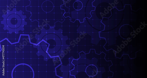 Abstract futuristic technology connection digital data background EP.1