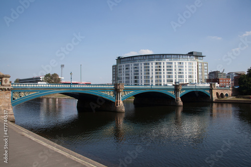 Εκτύπωση καμβά Trent Bridge over the River Trent in Nottingham in the UK