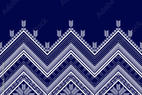 Ethnic pattern design. Aztec fabric carpet mandala ornament chevron textile decoration wallpaper. Tribal turkey African Indian traditional embroidery vector illustrations background.