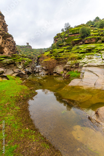 Tasyaran Valley view in Usak Province of Turkey