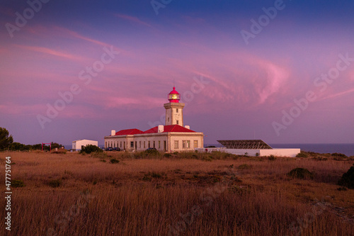 Lighthouse at sunset
