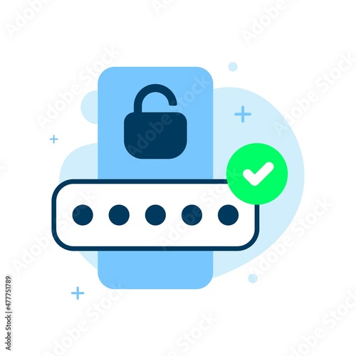 login success concept illustration flat design vector eps10. modern graphic element for landing page, empty state ui, infographic, icon