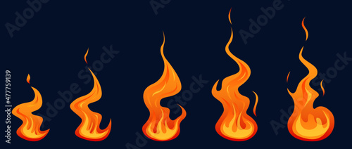 Fire animation sprites