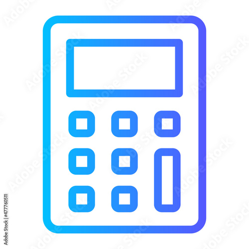calculator gradient icon