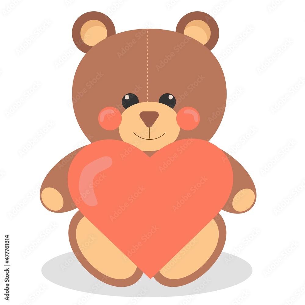 Bear with love heart