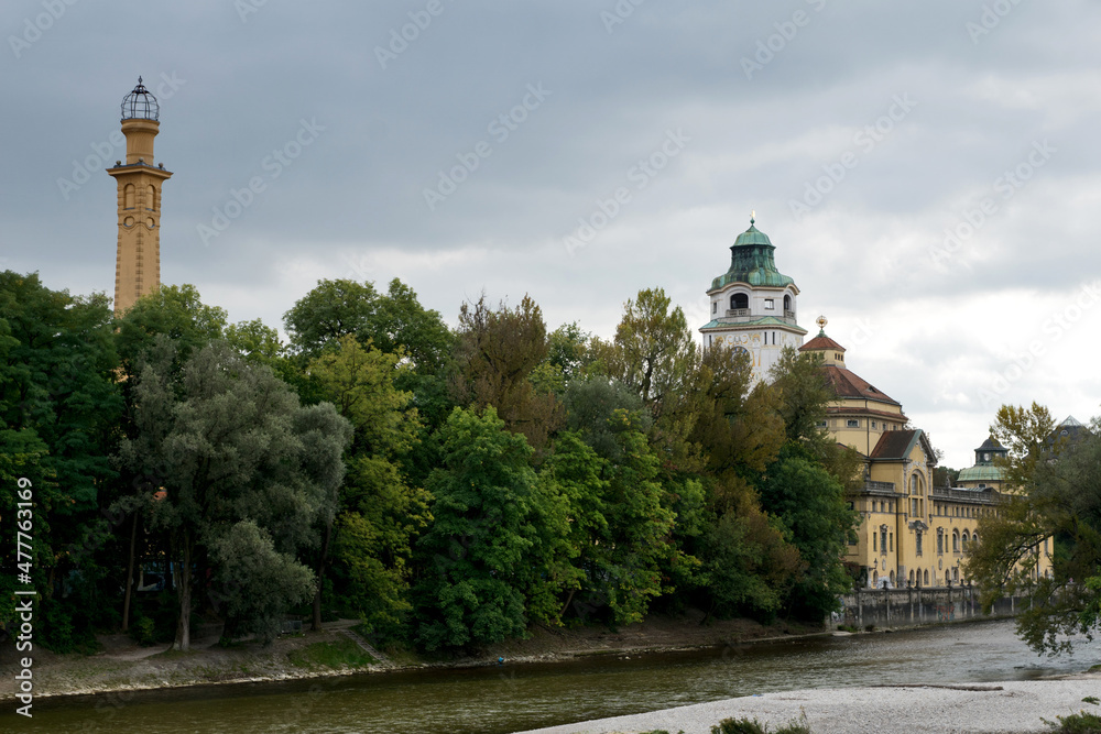 Fototapeta premium Munich, Germany: The Muellersche Volksbad in Munich is a neo-Baroque Art Nouveau indoor swimming pool