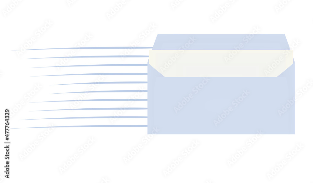 Delivering mail concept. vector illustration Delivering mail concept. vector illustration