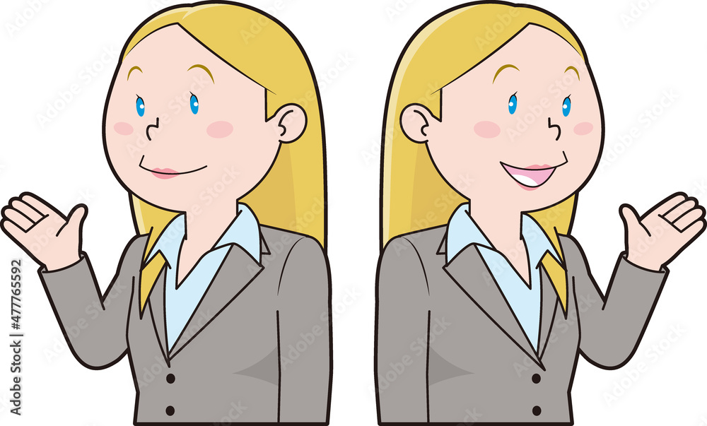 白人女性ビジネスマン